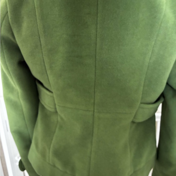 Tulle Olive Utility Jacket with Button Accents - Picture 12 of 15